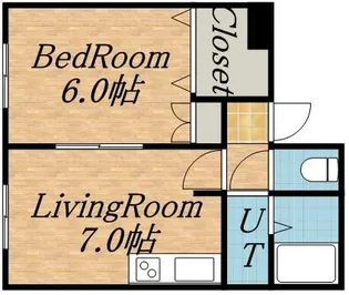 CENTRAL6(セントラル)【1階】の間取り