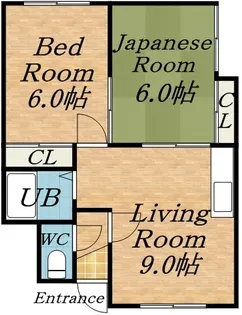 光栄荘【00201号室】の間取り