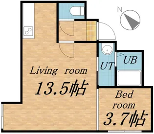 リンツ西野【3階】の間取り