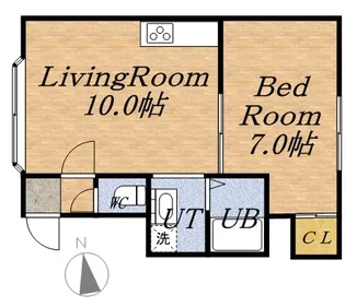 グレイスコート【2階】の間取り