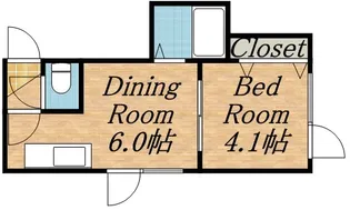 T’S円山【3階】の間取り
