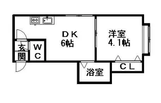 T’S円山【2階】の間取り