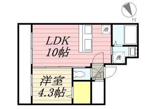 ルイズ24軒【2階】の間取り
