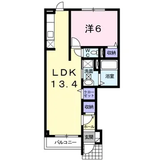 アルドールⅢ【1階】の間取り