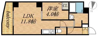 プルミエール札幌【00202号室】の間取り