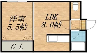 ルナハイツ南8条【00207号室】の間取り