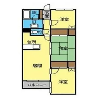 メゾンド発寒【1階】の間取り