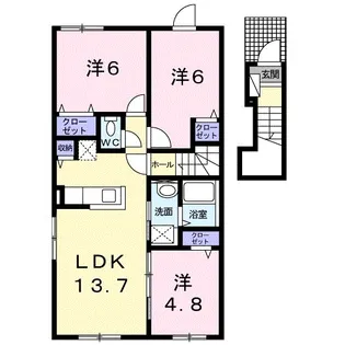 グランデ・アロッジオ【203号室】の間取り