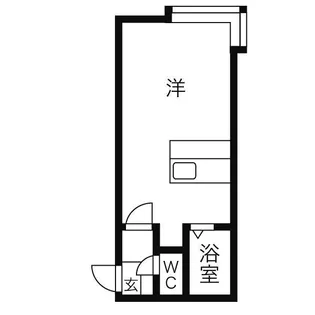 ソニア琴似【202号室】の間取り