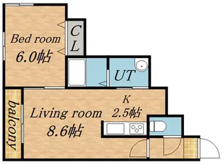RーFREE南5西12【0302号室】の間取り