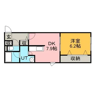 LE・EST Ⅵ【4階】の間取り