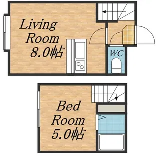 サクシード八軒【101号室号室】の間取り