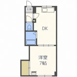 グレース麻生【403号室】の間取り