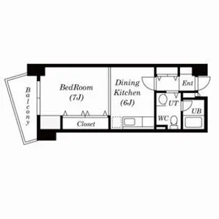アピレ21【703号室号室】の間取り