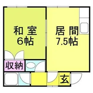 ハイツ寿【102号室】の間取り