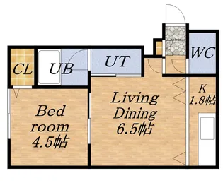ブランノワールさっぽろST【4階】の間取り
