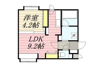 ノースクレイン【202号室】の間取り