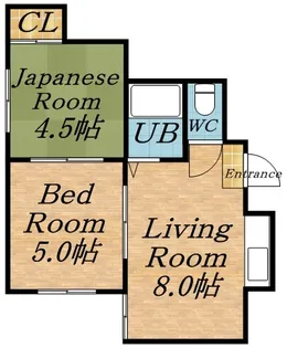エステート35【403号室】の間取り