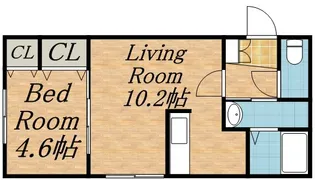 オブリ ガーダ【2階】の間取り