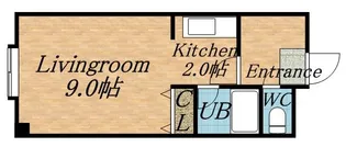 レガート北36【7階】の間取り