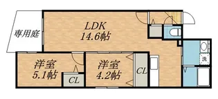 ルピシア麻生【1階】の間取り
