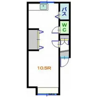 VILLA CANAL(ヴィラカナール)【2-C号室】の間取り