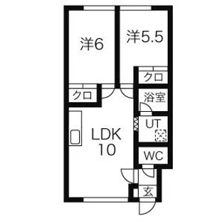 スウィート・キャンディ【2階】の間取り