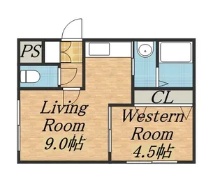 エクセレント壱番館【4階】の間取り