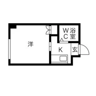 藤井ビル北14条【1階】の間取り