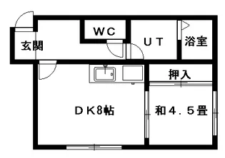 エルドラード西町C棟【202号室】の間取り