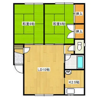 原マンション【28号室】の間取り