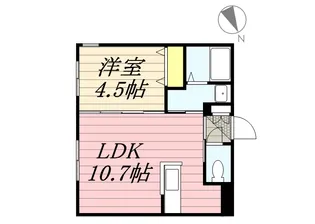 SPERANZA KITAMARUYAMA(スペランツァ北円山)【4階】の間取り
