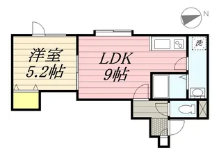 ルミナスA【203号室】の間取り