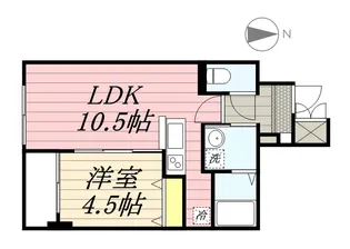 フランセレジデンシア リシェス南麻生【7階】の間取り