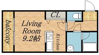 アップタウンハイツ【8階】の間取り