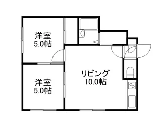 H&M発寒南【1階】の間取り