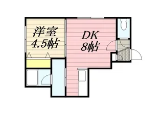 レユシール【205号室】の間取り
