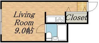 エクセレントハウス725【3階】の間取り