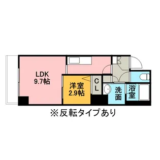 ティアラマイプラザ【9階】の間取り