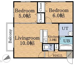 ショコラ【4階】の間取り