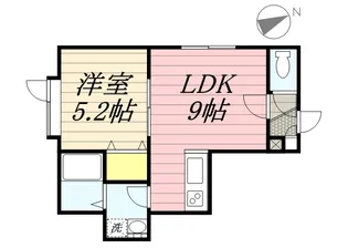 レアル・コンシェルトⅡ【201号室】の間取り
