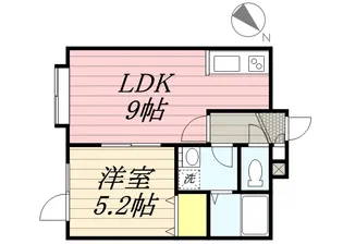 レアル・コンシェルトⅡ【203号室】の間取り
