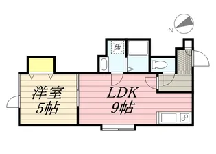 グランツリーベ篠路【2階】の間取り