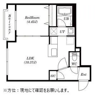 NORDESTA旭ヶ丘(ノルデスタ旭ヶ丘)【0203号室】の間取り