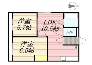 佐々木ハイツ【3階】の間取り