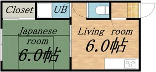 北峰ビル【205号室】の間取り