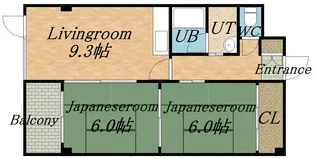 ミズキビルA棟【303号室】の間取り