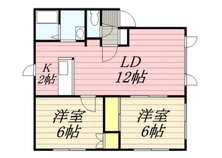 メゾン仙石【1階】の間取り