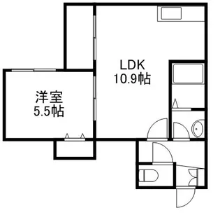 LAPOLAYAMANOTE【2階】の間取り