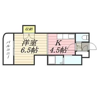 パークサイドふる里【4階】の間取り